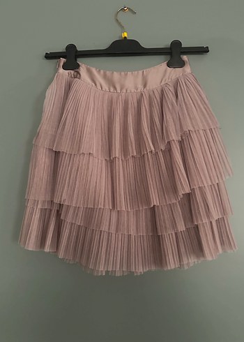 Forever new pileli pembe etek - Görsel 2