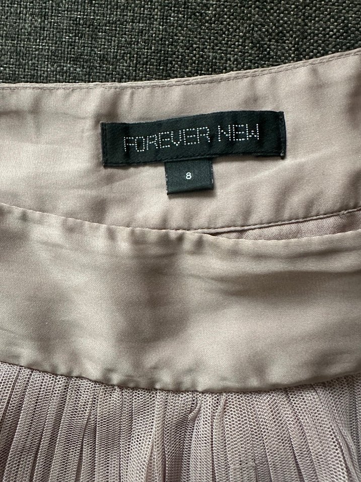 Forever new pileli pembe etek - Görsel 4