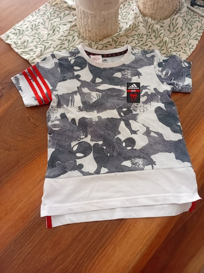 Gri Baskılı Erkek Çocuk Kısa Kollu Tişört - Görsel 2