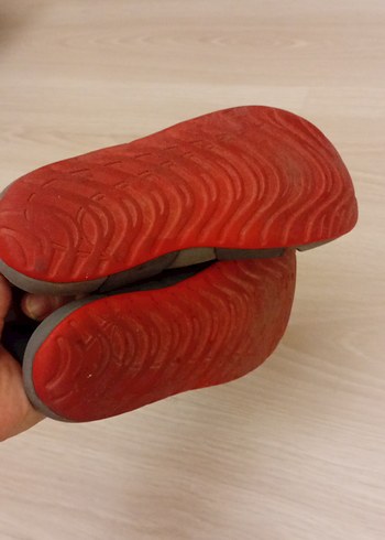 Gri Erkek Çocuk Cırt Cırtlı Kauçuk sandalet - Görsel 5