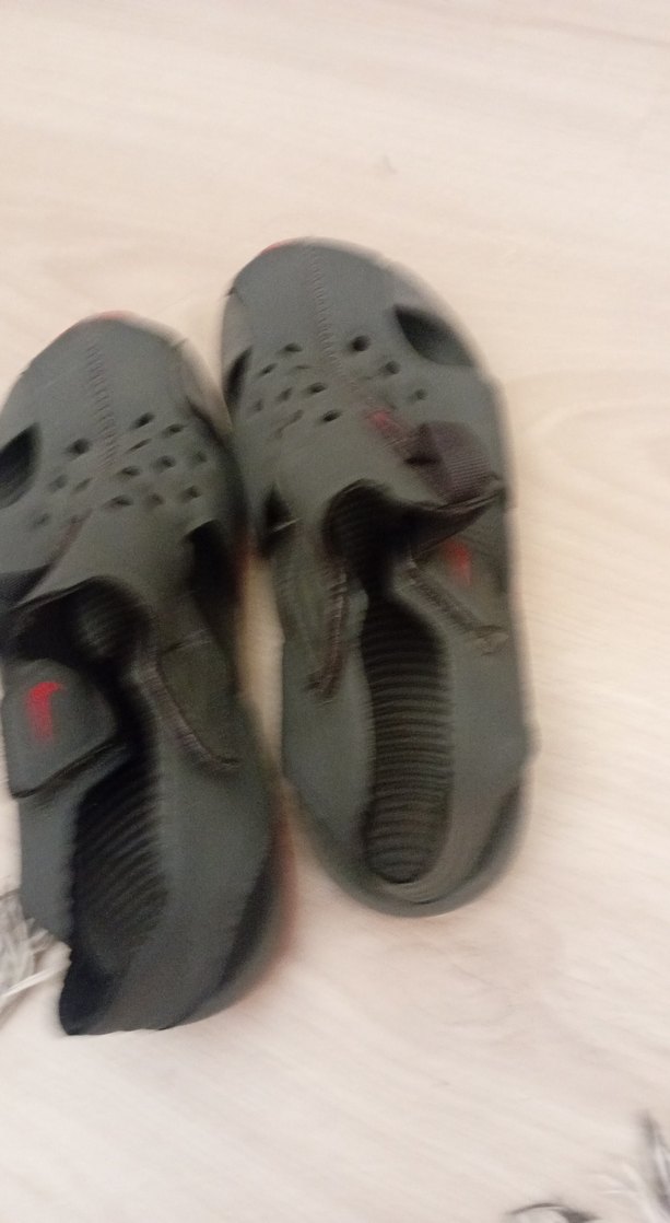 Gri Erkek Çocuk Cırt Cırtlı Kauçuk sandalet - Görsel 4