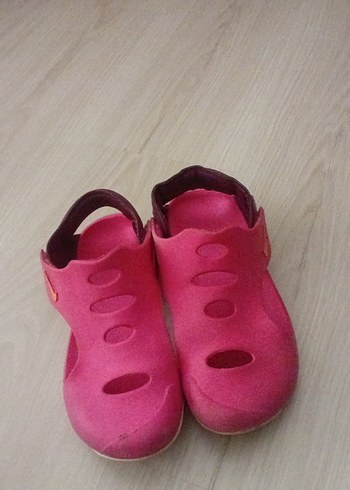 orjinal nike Kızlar için renkli pembe cırt cırtlı sandalet - Görsel 3