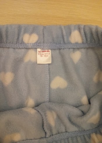 Lc waikiki Kız Çocuk Mavi Desenli Uzun Kollu Pijama - Görsel 3