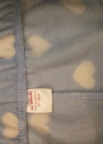 Lc waikiki Kız Çocuk Mavi Desenli Uzun Kollu Pijama - Görsel 4