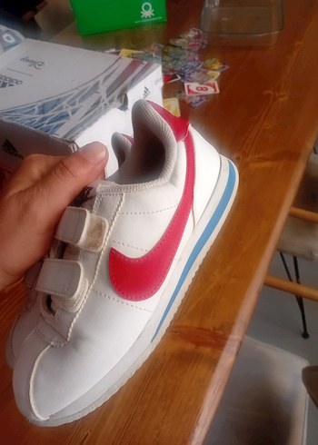 orjinal Nike Çocuk Beyaz Spor Ayakkabı - Görsel 7