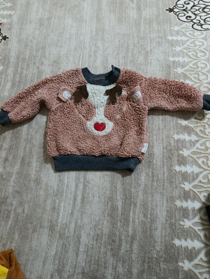 Kız Çocuk Düğmeli Pamuklu Yelek - Görsel 2