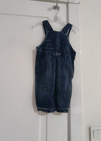 Renkli Nakışlı Erkek Kot Tulum - Görsel 2