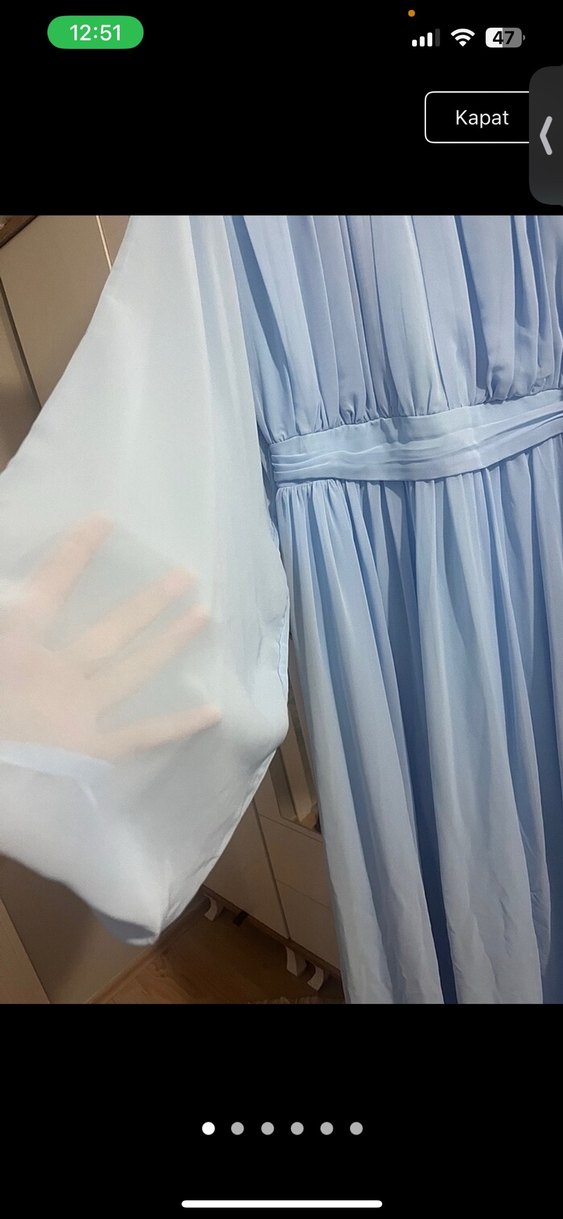 Mavi elbise - Görsel 4