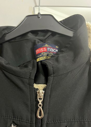 Uzun Siyah Kadın mont, Kürklü Kapüşonlu - Görsel 6