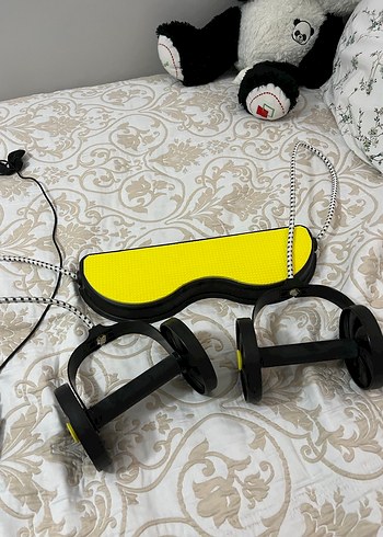 Renkli Baskılı Sarı İpi germe spor - Görsel 2