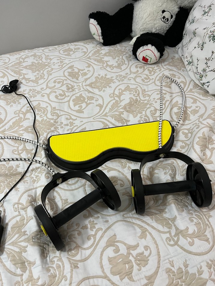 Renkli Baskılı Sarı İpi germe spor - Görsel 2