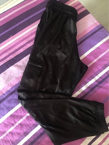 Bayan suni deri pantalon