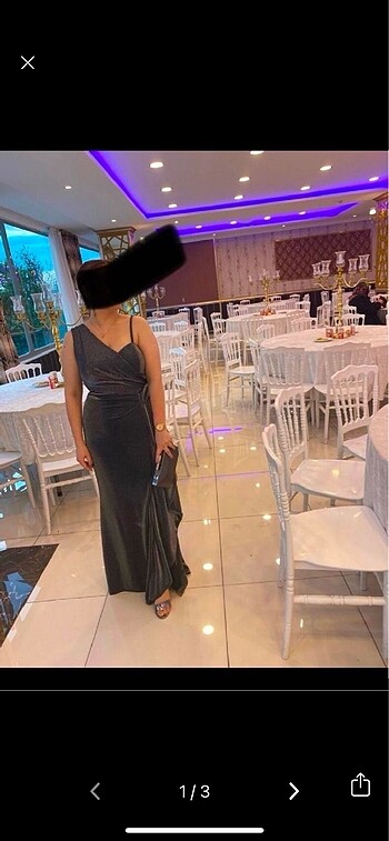 Füme uzun elbise
