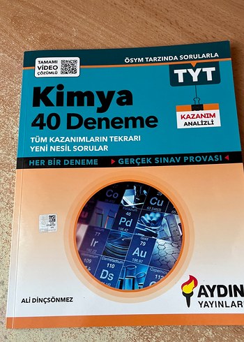 Aydın TYT Kimya 40 Deneme