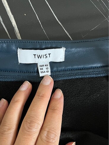Twist Twist marka deri pantolon
