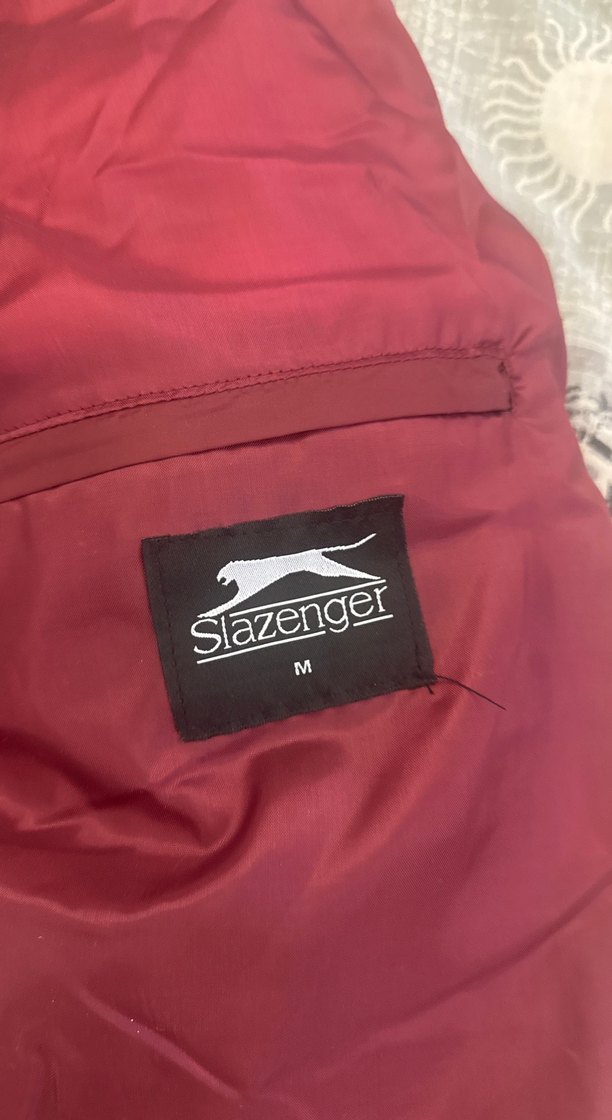 Bordo Fermuarlı Erkek Kışlık Mont - Görsel 3