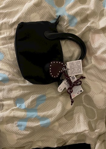 Pull and Bear siyah pull bear mini çanta