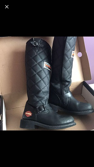 37 Beden siyah Renk Harley davidson çizme 