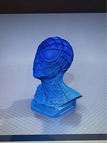 3D marvel Spiderman büstü