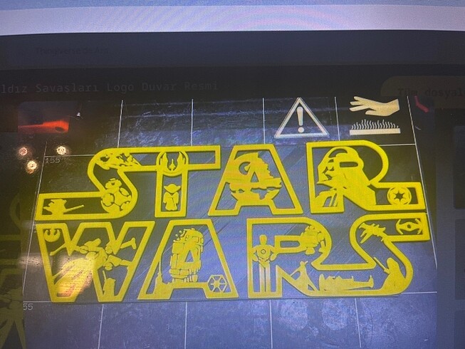 3D STAR WARS duvar askısı
