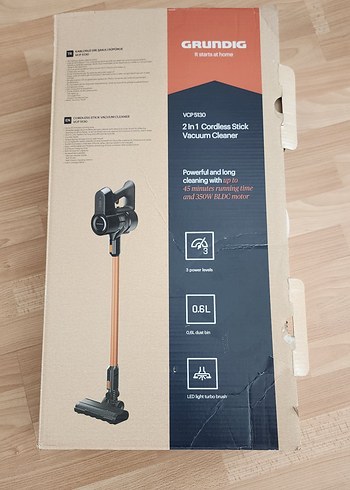  Beden GRUNDİG VCP5130 Dikey Elektrikli Süpürge