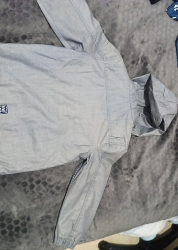 Gri Erkek Çocuk Fermuarlı Mont - Görsel 4