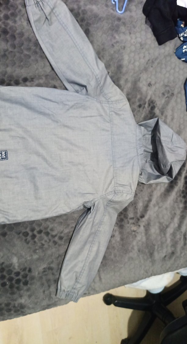 Gri Erkek Çocuk Fermuarlı Mont - Görsel 4