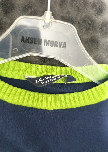 Erkek Çocuk Renkli Çizgili Triko Kazak - Görsel 3