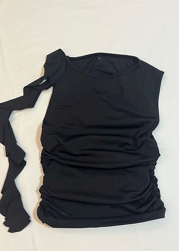 Drapeli Siyah Mini Etekli Takım - Görsel 2