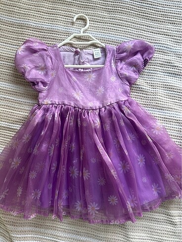 LC Waikiki Papatyalı kız çocuk elbisesi