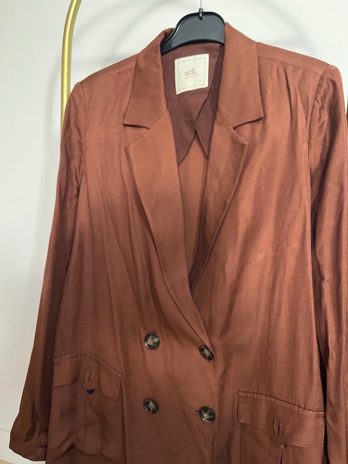 Adil Işık dökümlü blazer ceket - Görsel 3