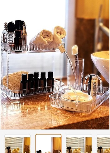 BANYO DÜZENLEYİCİ ORGANİZER 3'LÜ SET - DİAMOND 