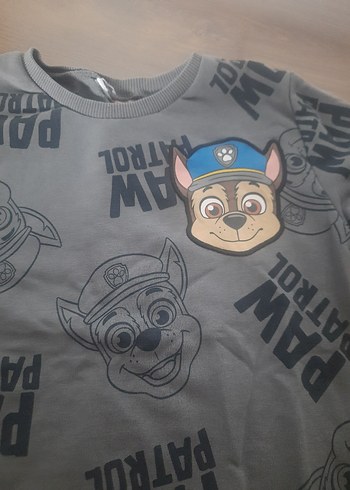6 Yaş Beden gri Renk LC WAİKİKİ - PAW PATROL Erkek Çocuk Eşofman Takımı