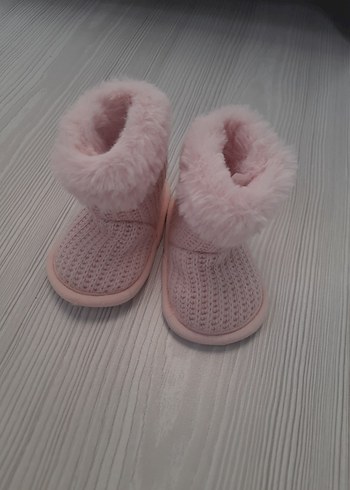 Kızlar için Pembe Peluş Panduf - Görsel 4