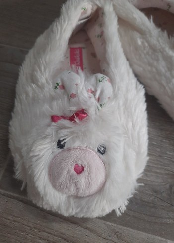 Kız Çocuk Tavşanlı Beyaz Panduf - Görsel 4