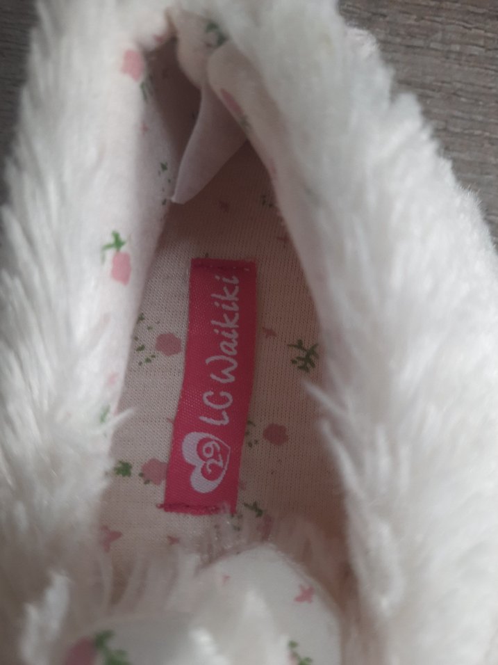 Kız Çocuk Tavşanlı Beyaz Panduf - Görsel 5