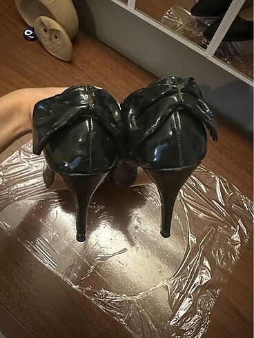 Koton Koton stiletto koyu yeşil