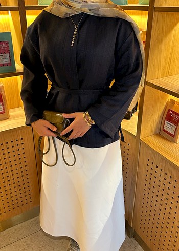 Uzun Kemerli Ceket - Görsel 3