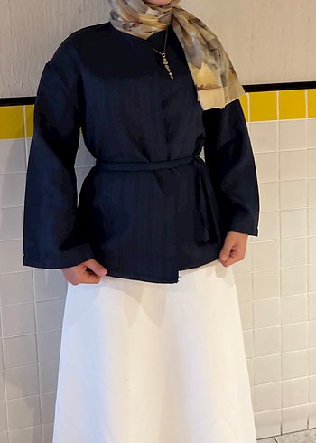 Uzun Kemerli Ceket - Görsel 2