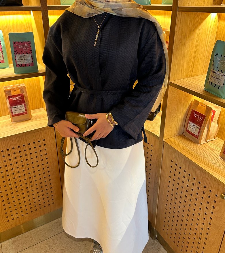 Uzun Kemerli Ceket - Görsel 3