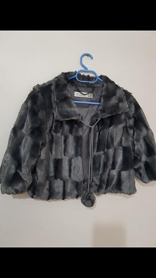 peluş yumuşak kısa ceket