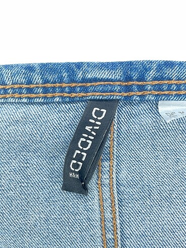 34 Beden mavi Renk H&M Mini Etek %70 İndirimli.