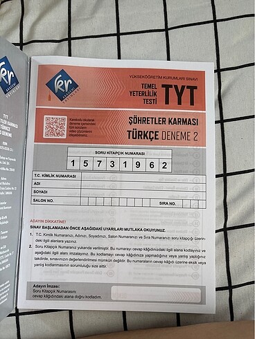  Kr akademi Türkçe deneme