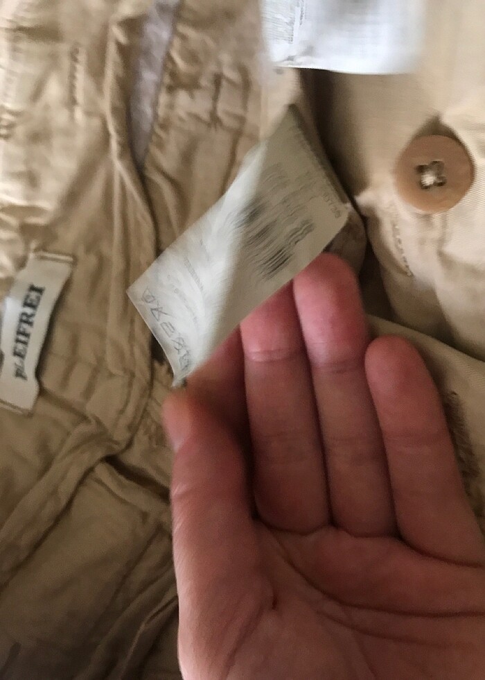 Kadın kanvas pantolon - Görsel 4