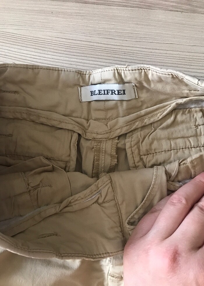 Kadın kanvas pantolon - Görsel 3