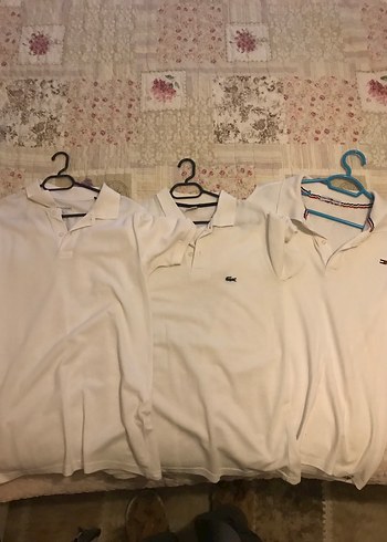 Erkek Beyaz Kısa Kollu 3 Adet Polo Tişört - Görsel 2