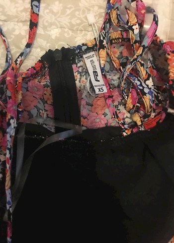 Çiçek Desenli Midi Bohem şort Elbise - Görsel 2