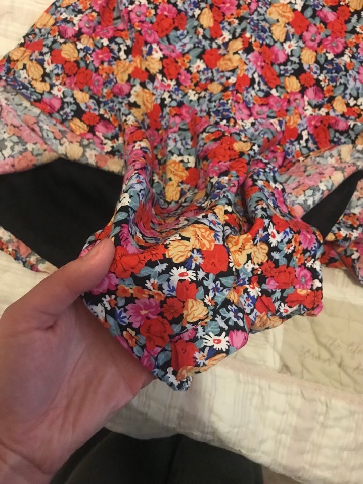 Çiçek Desenli Midi Bohem şort Elbise - Görsel 3