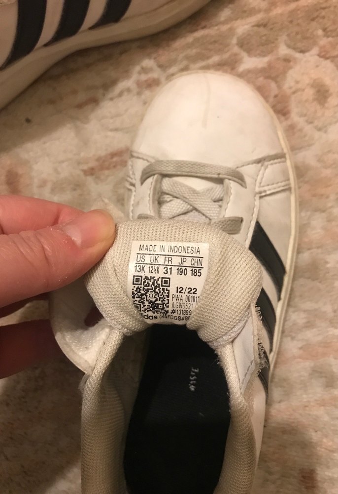 Unisex Çocuk Beyaz Cırt Cırtlı Spor Ayakkabı - Görsel 3