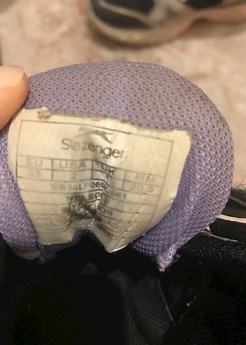 Slazenger Siyah Kız Çocuk Spor Ayakkabısı - Görsel 3